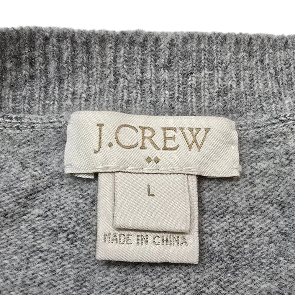 J.Crew Factory Womens Crewneck Sweater In Extra Soft Yarn Size L Wool‎ Blend